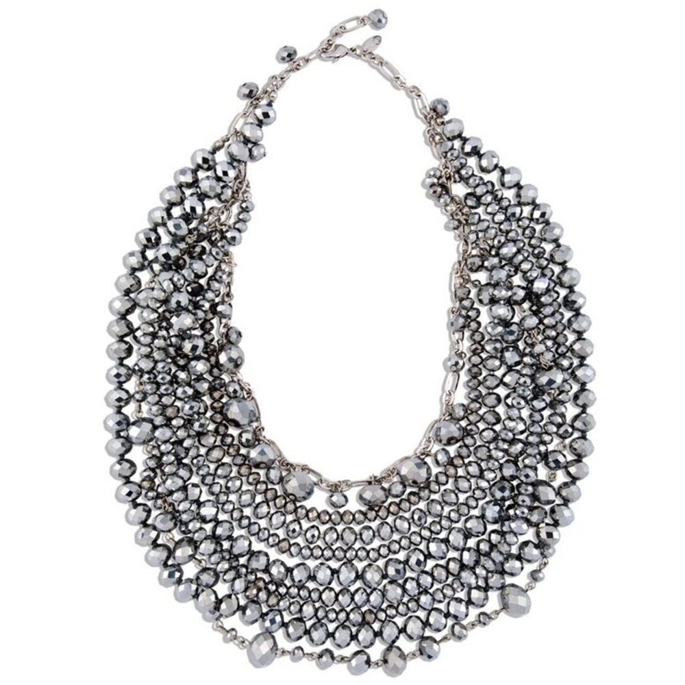 Chico’s Kimmi Multi-Strand Necklace Glam Glitter
